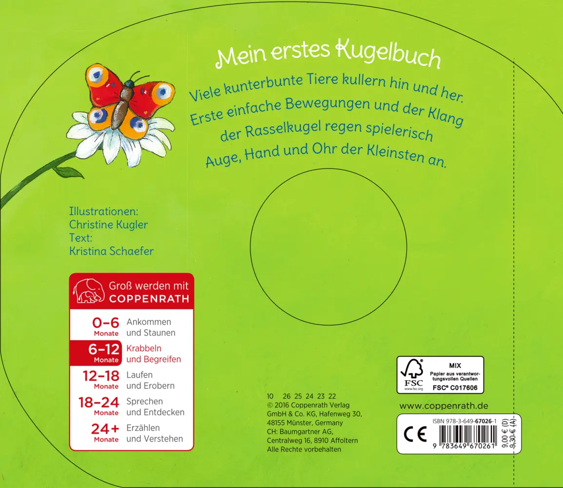 Bild: 9783649670261 | Mein erstes Kugelbuch: Kleiner Kuller-Käfer | Kristina Schaefer | Buch