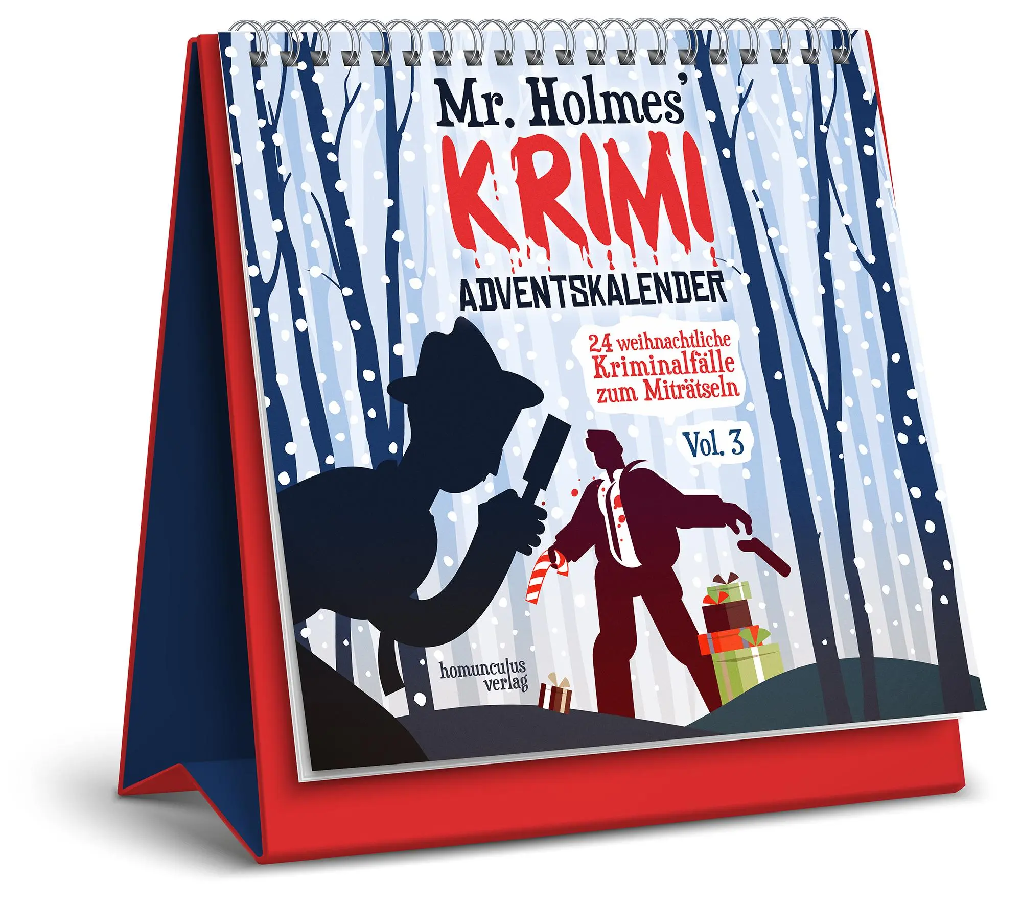 Cover: 9783946120261 | Mr. Holmes' Krimi-Adventskalender Vol. 3 | Krömer | Kalender | 48 S.