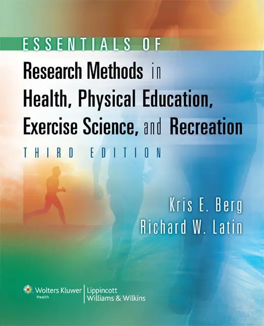 Cover: 9780781770361 | Essentials of Research Methods in Health, Physical Education,...