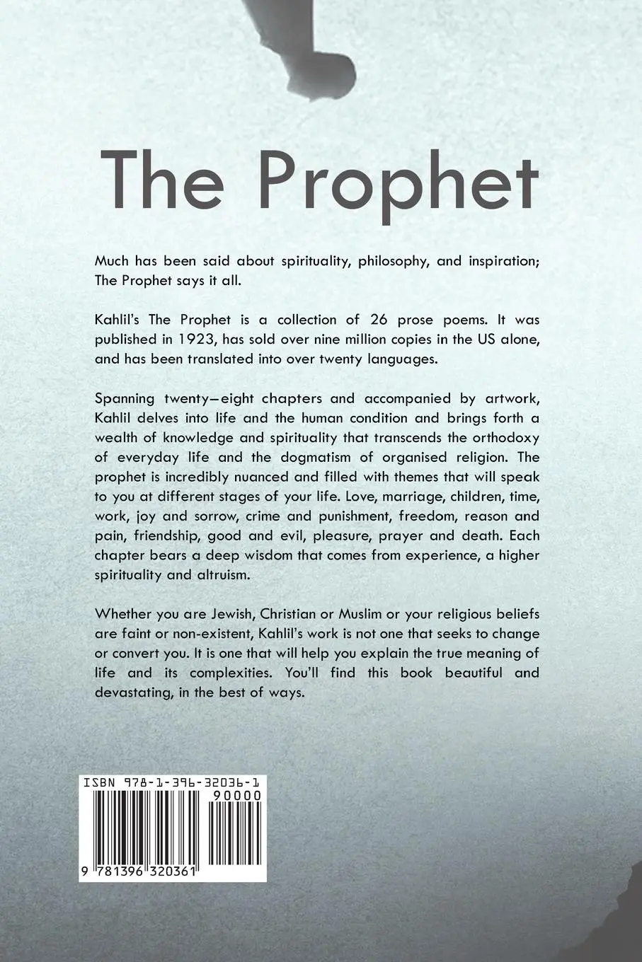 Rückseite: 9781396320361 | The Prophet | Kahlil Gibran | Taschenbuch | Kartoniert / Broschiert