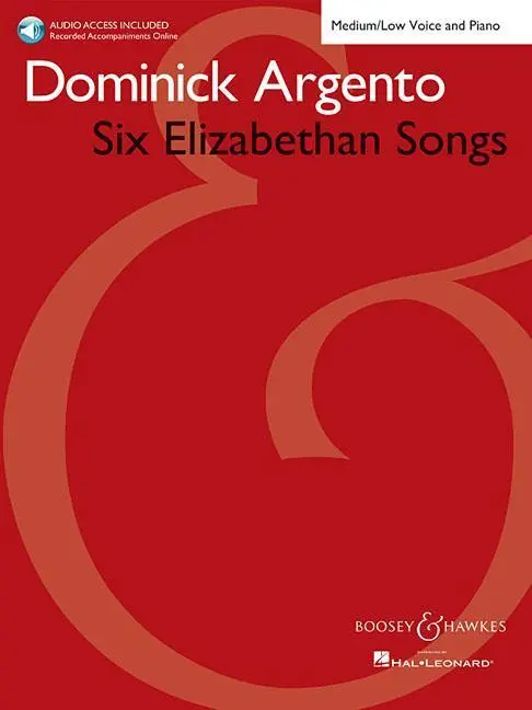 Cover: 9781495010361 | Six Elizabethan Songs | Song Cycle | Dominick Argento | Taschenbuch