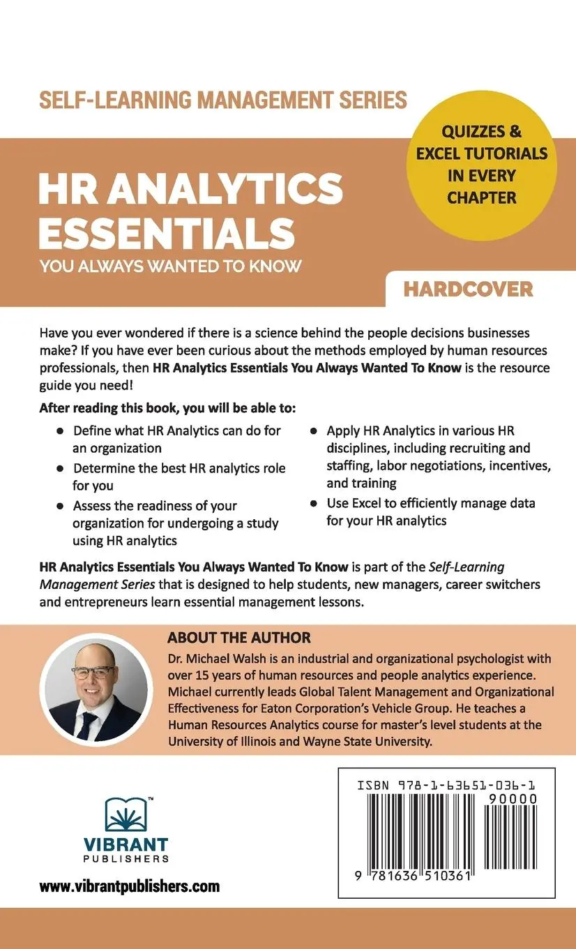 Rückseite: 9781636510361 | HR Analytics Essentials You Always Wanted To Know | Publishers (u. a.)