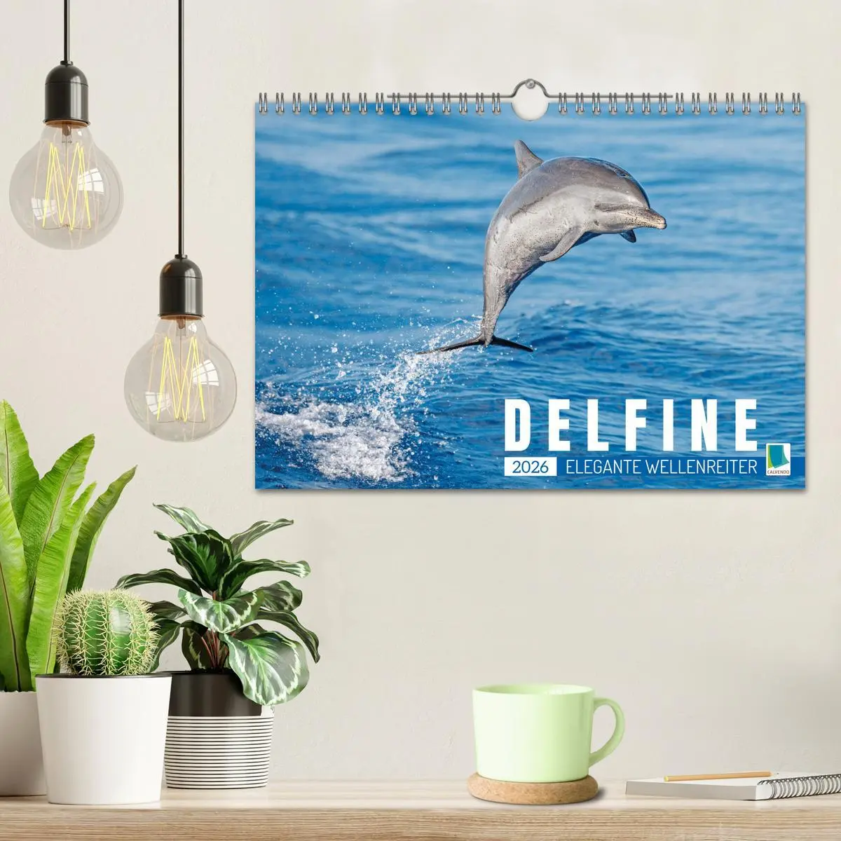 Bild: 9783457360361 | Delfine: Elegante Wellenreiter (Wandkalender 2026 DIN A4 quer),...