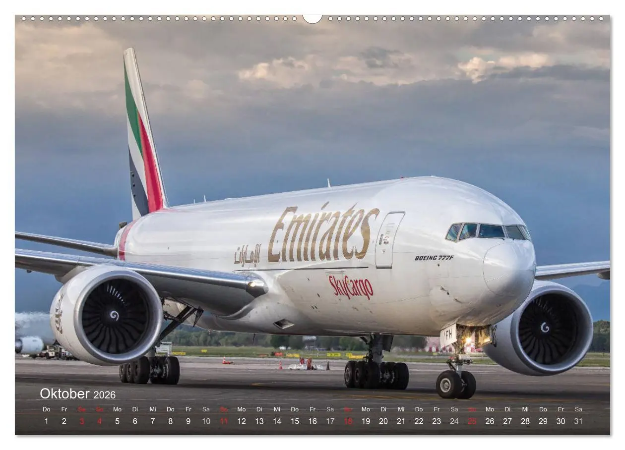 Bild: 9783516070361 | Boeing 777 Freighter (Wandkalender 2026 DIN A2 quer), CALVENDO...