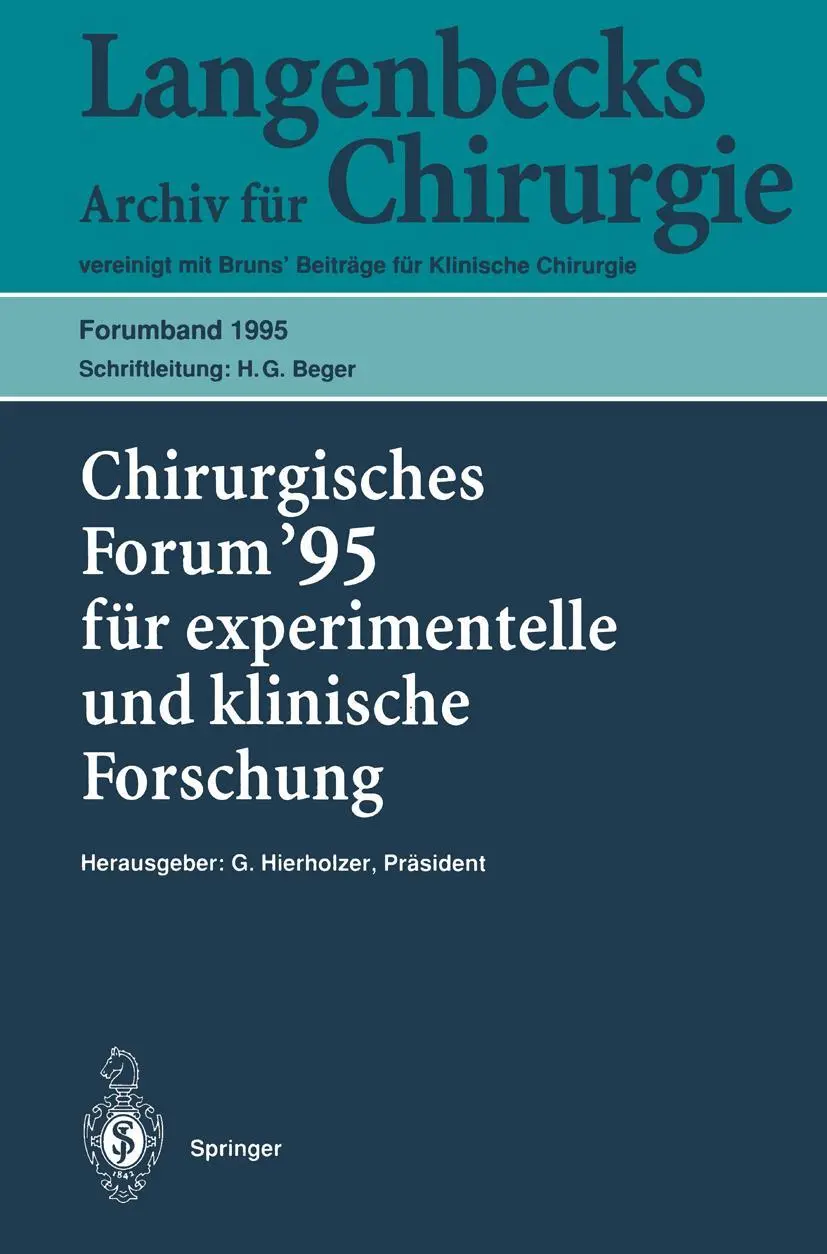 112. Kongreß der Deutschen Gesellschaft für Chirurgie, Berlin, 18. - 22. April 1995 (Deutsche Gesellschaft für Chirurgie / Forumband) (German and English Edition)