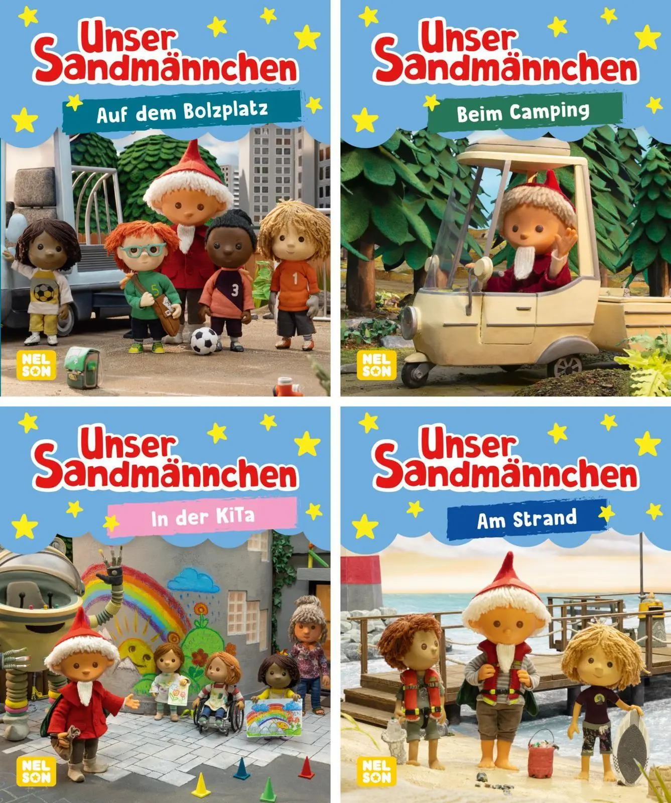 Cover: 9783845130361 | Nelson Mini-Bücher: 4er Unser Sandmännchen 9-12 | Box | 20 S. | 2026