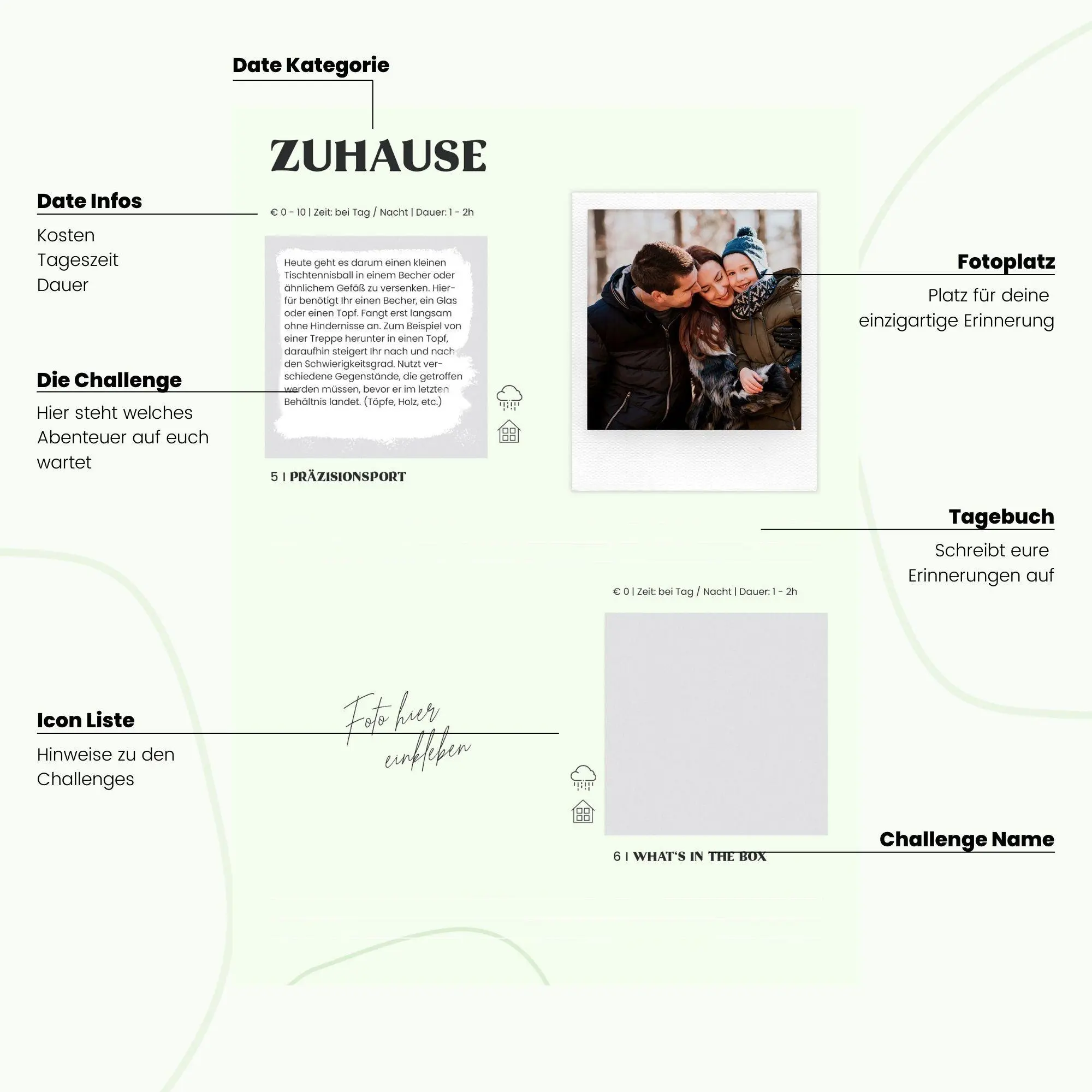 Bild: 4251562660461 | Memories2Make® Challengebuch für Familien | Memories2Make GmbH | Buch