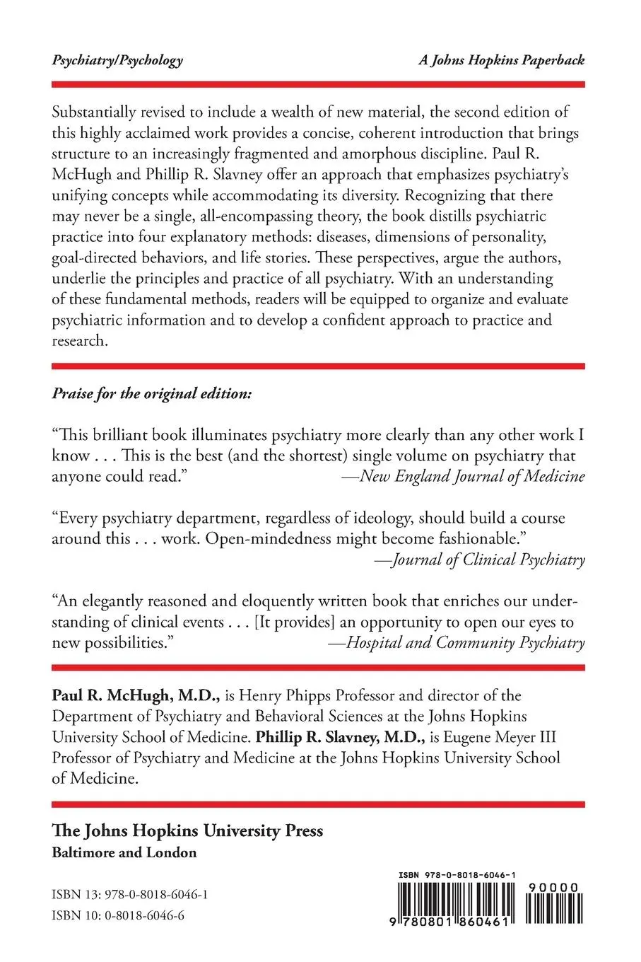 Rückseite: 9780801860461 | The Perspectives of Psychiatry | Paul R. Mchugh (u. a.) | Taschenbuch