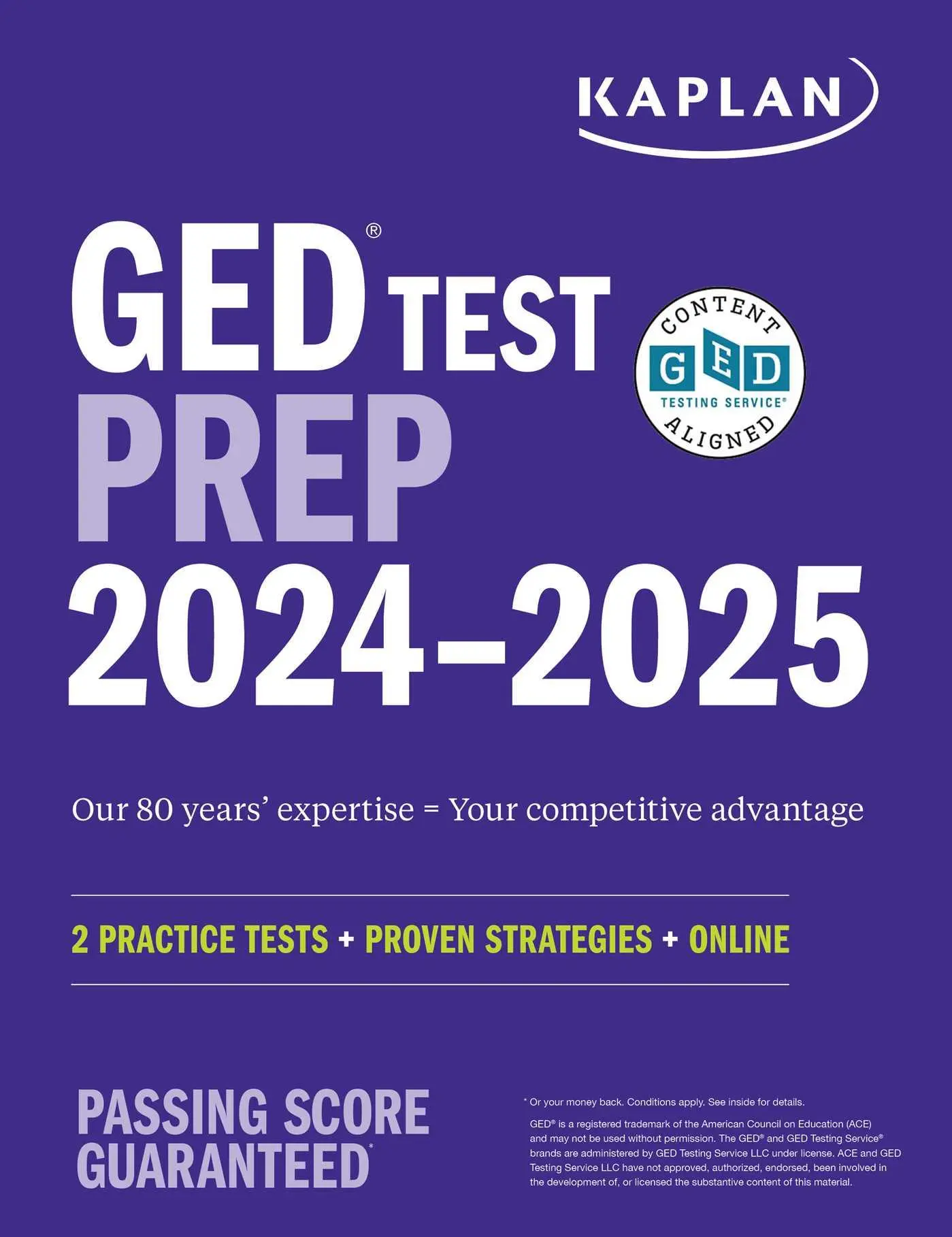 Cover: 9781506290461 | GED Test Prep 2024-2025: Includes a Diagnostic Pretest, 2 Full...
