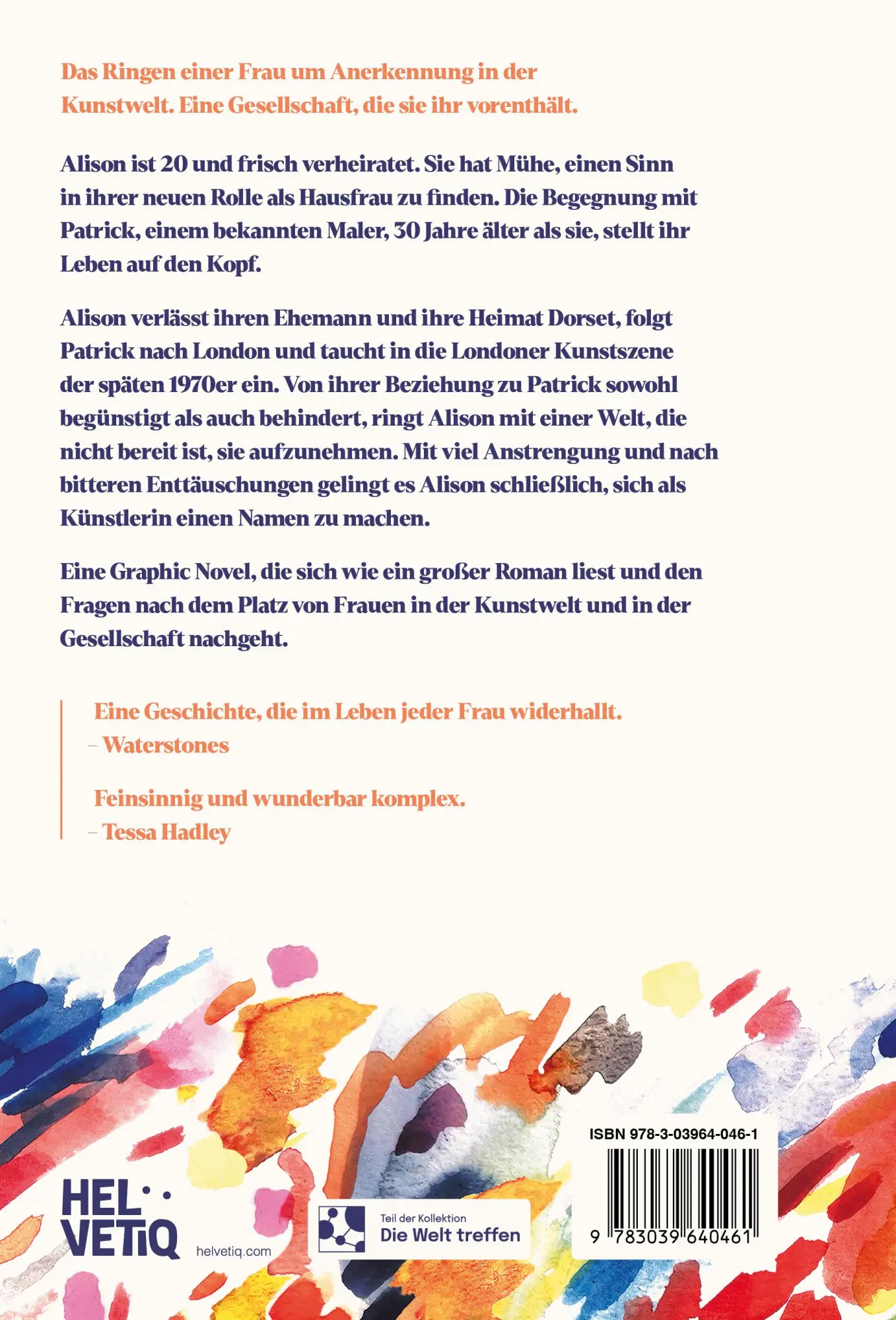 Rückseite: 9783039640461 | Alison | Lizzy Stewart | Buch | 168 S. | Deutsch | 2024 | Helvetiq