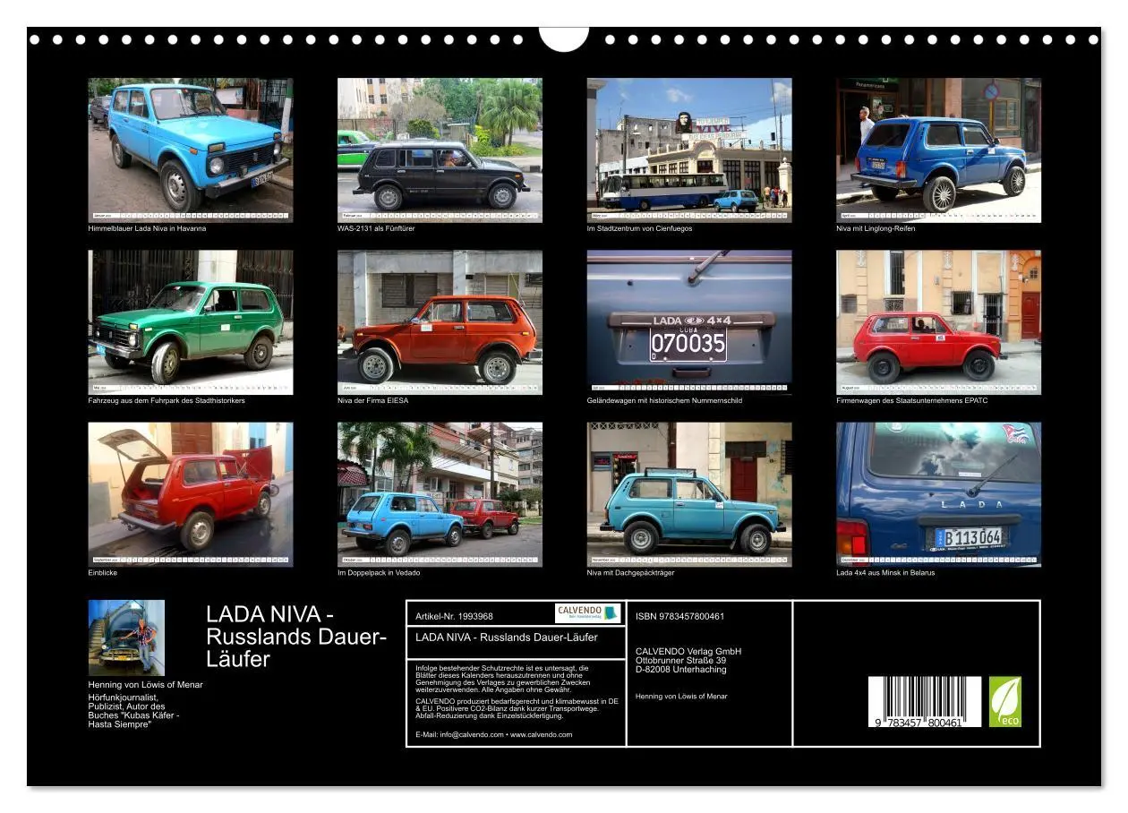 Bild: 9783457800461 | LADA NIVA - Russlands Dauer-Läufer (Wandkalender 2026 DIN A3 quer),...