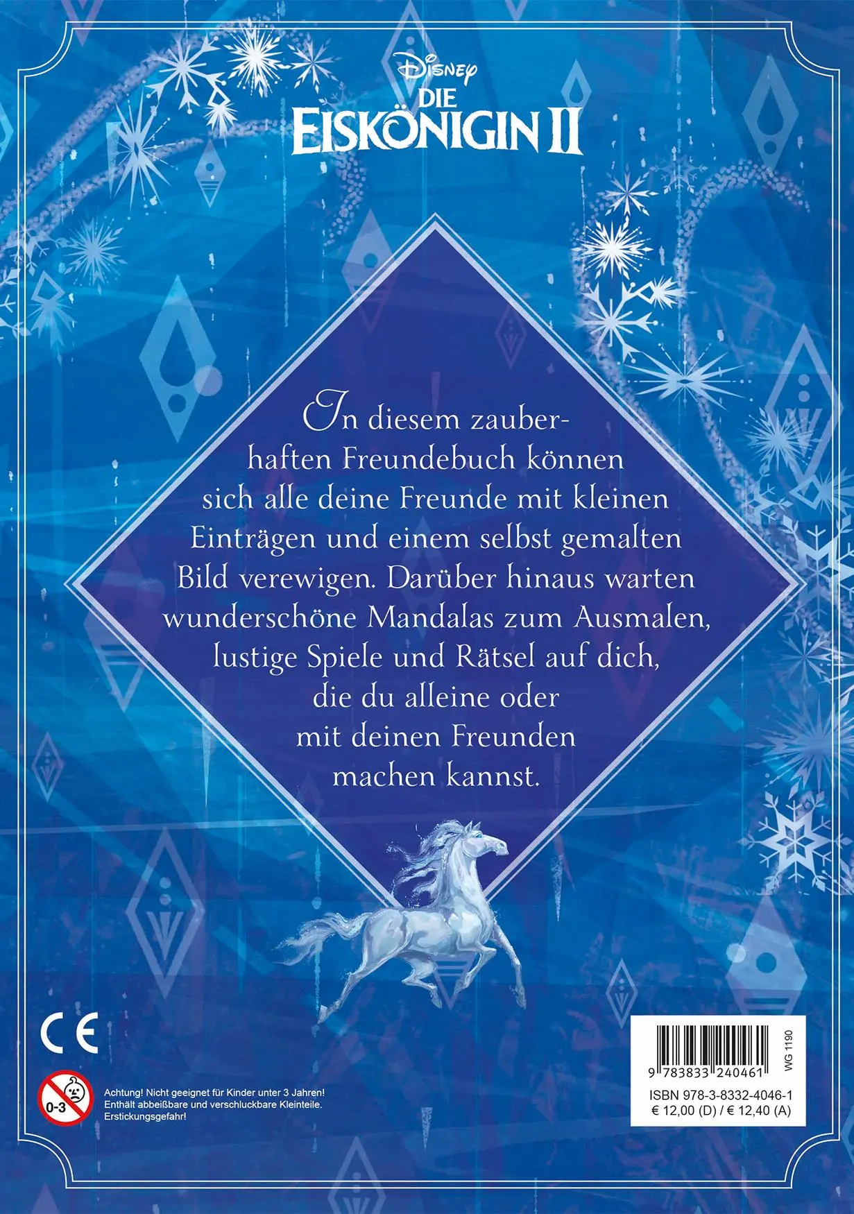 Rückseite: 9783833240461 | Disney Die Eiskönigin 2: Mein Freundebuch | Panini | Buch | 72 S.