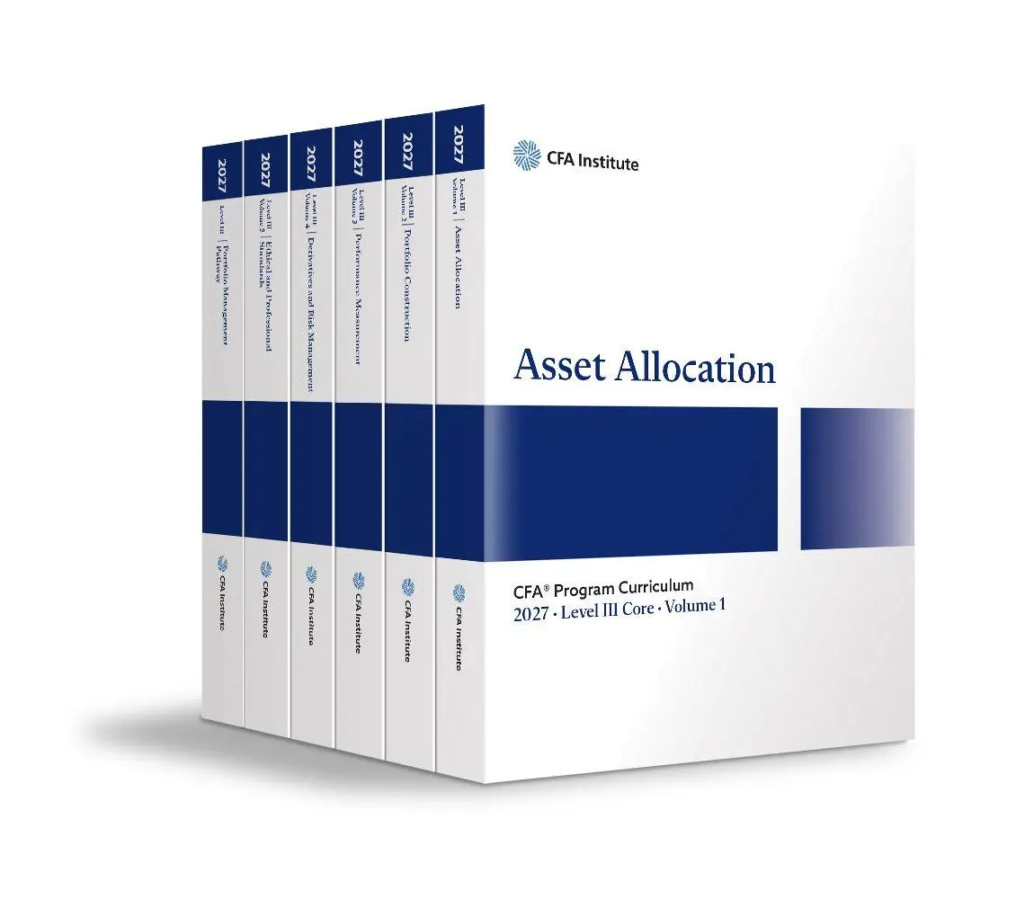 Cover: 9798895590461 | 2027 CFA® Program Curriculum, Level III Portfolio Management...