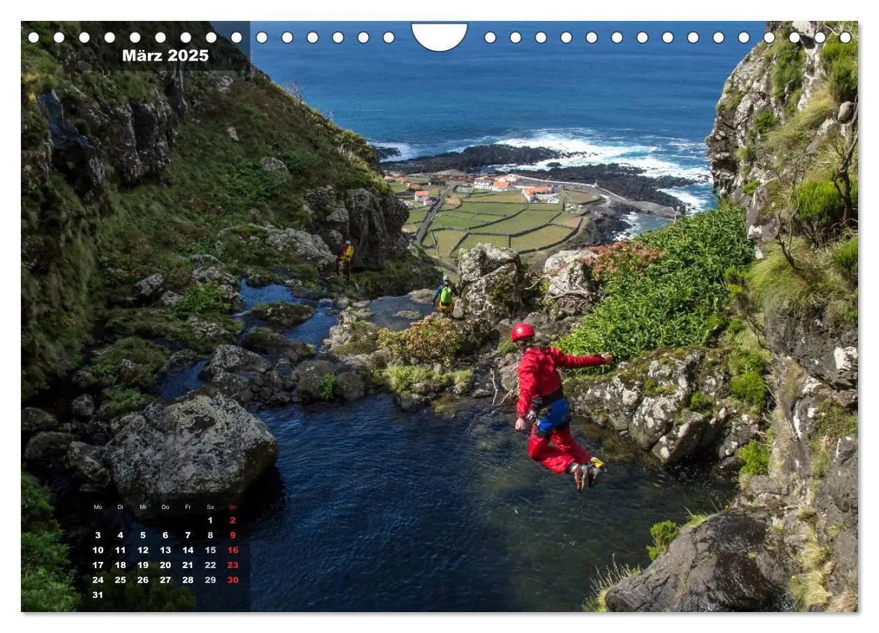 Bild: 9783435630561 | Abenteuer Canyoning (Wandkalender 2025 DIN A4 quer), CALVENDO...