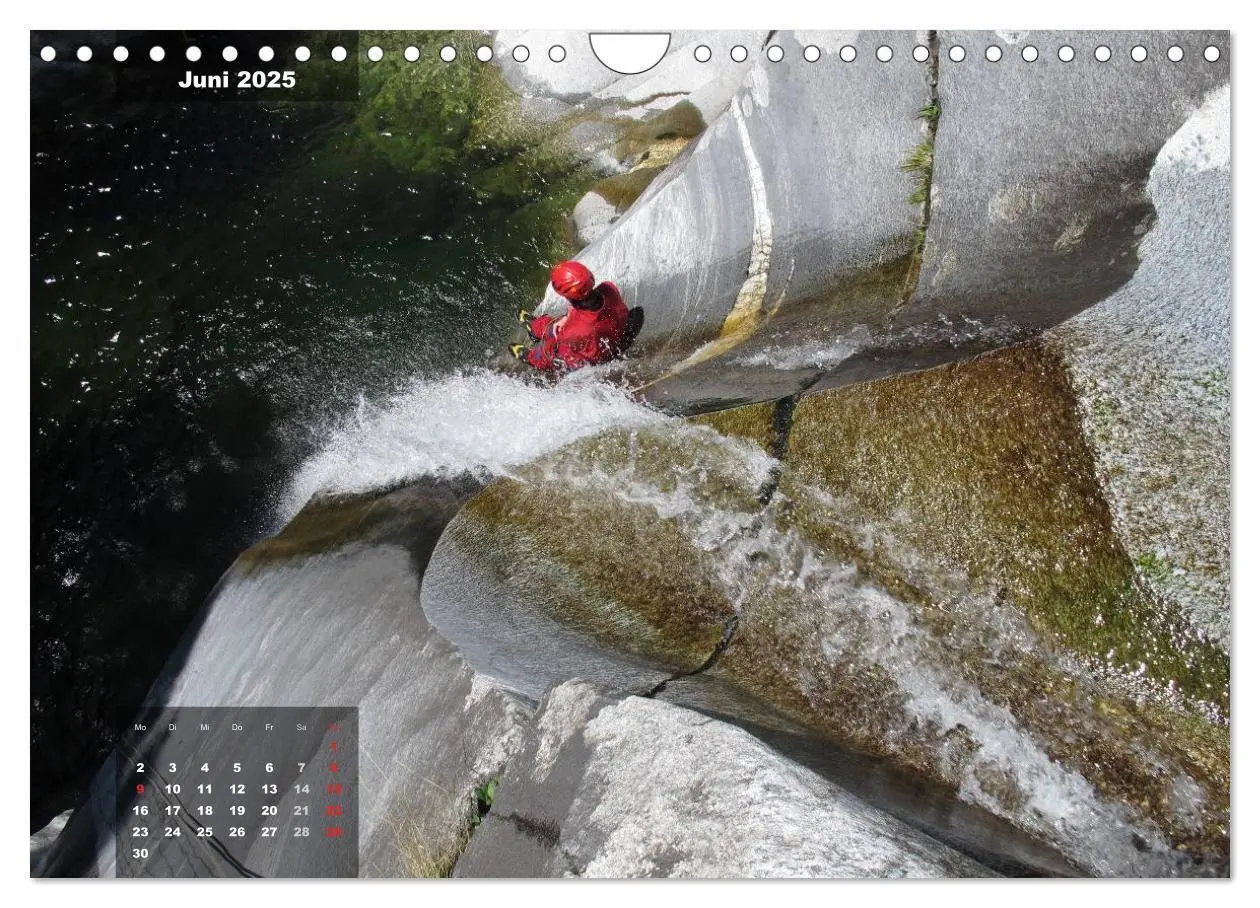 Bild: 9783435630561 | Abenteuer Canyoning (Wandkalender 2025 DIN A4 quer), CALVENDO...