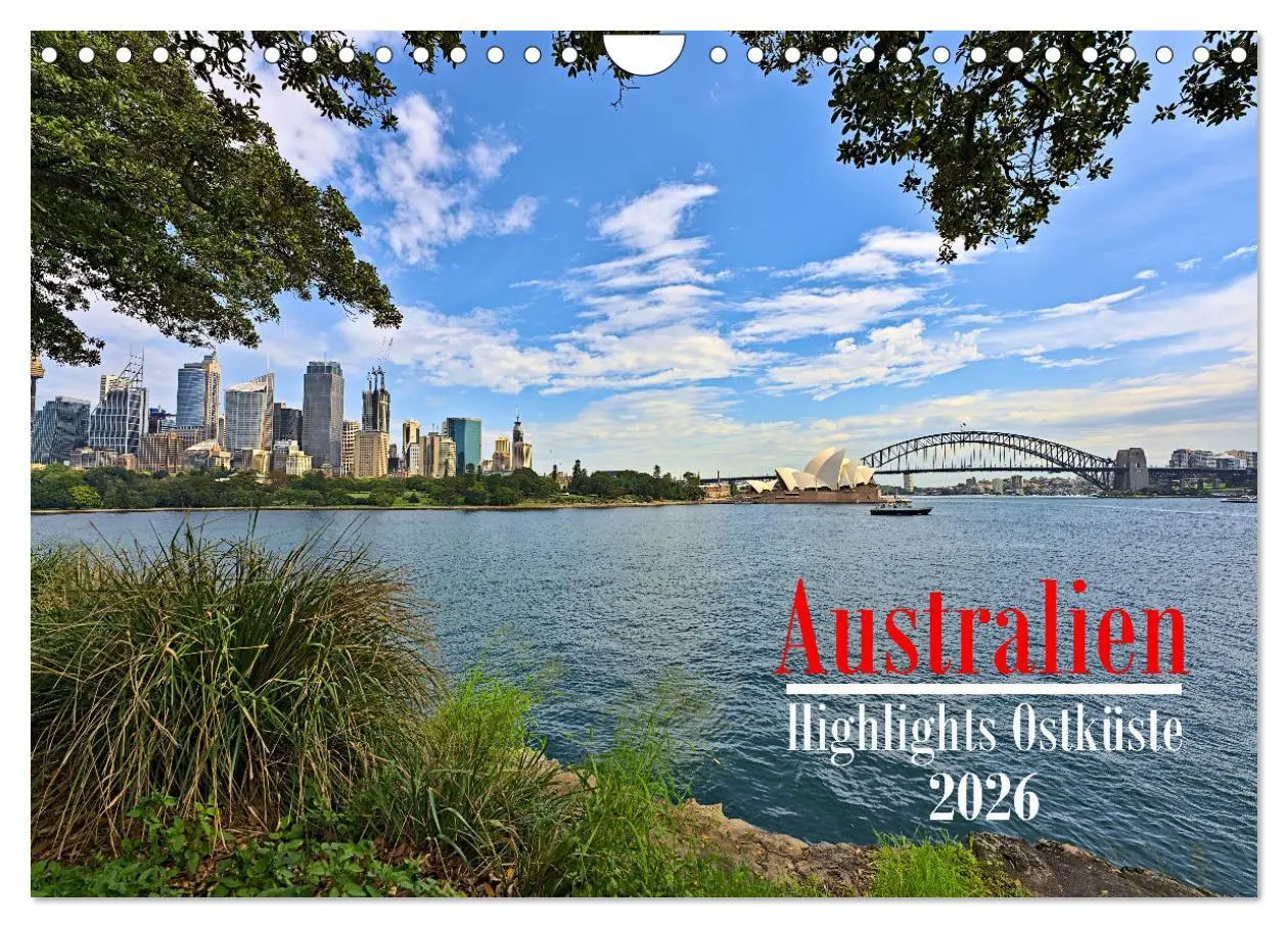 Cover: 9783457270561 | Australien - Highlights Ostküste (Wandkalender 2026 DIN A4 quer),...