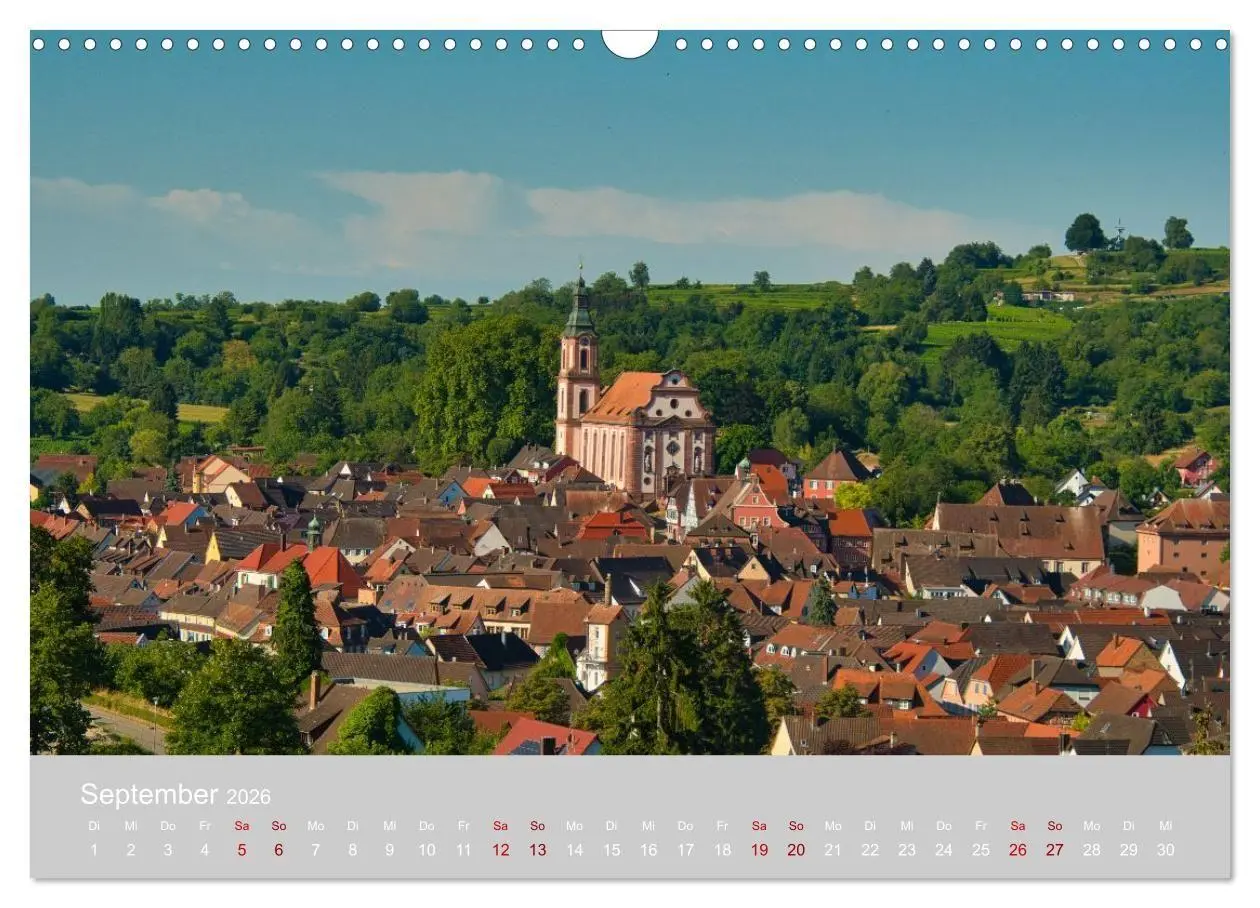 Bild: 9783457410561 | Ettenheim - Perle der Ortenau (Wandkalender 2026 DIN A3 quer),...