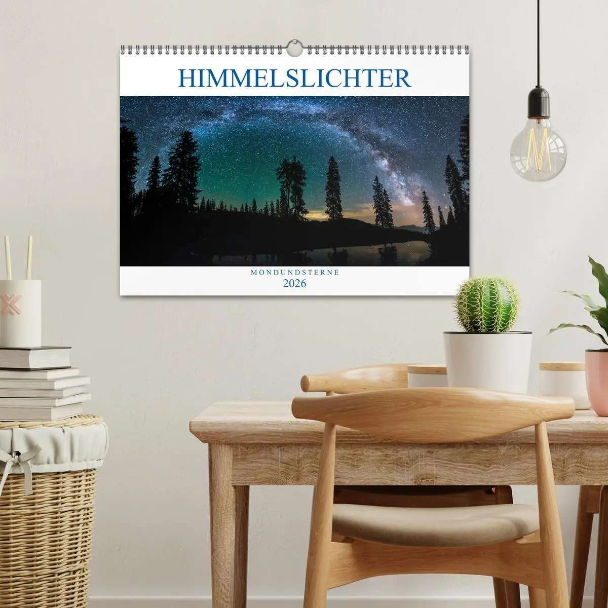 Bild: 9783457890561 | Himmelslichter - Mond und Sterne (Wandkalender 2026 DIN A3 quer),...