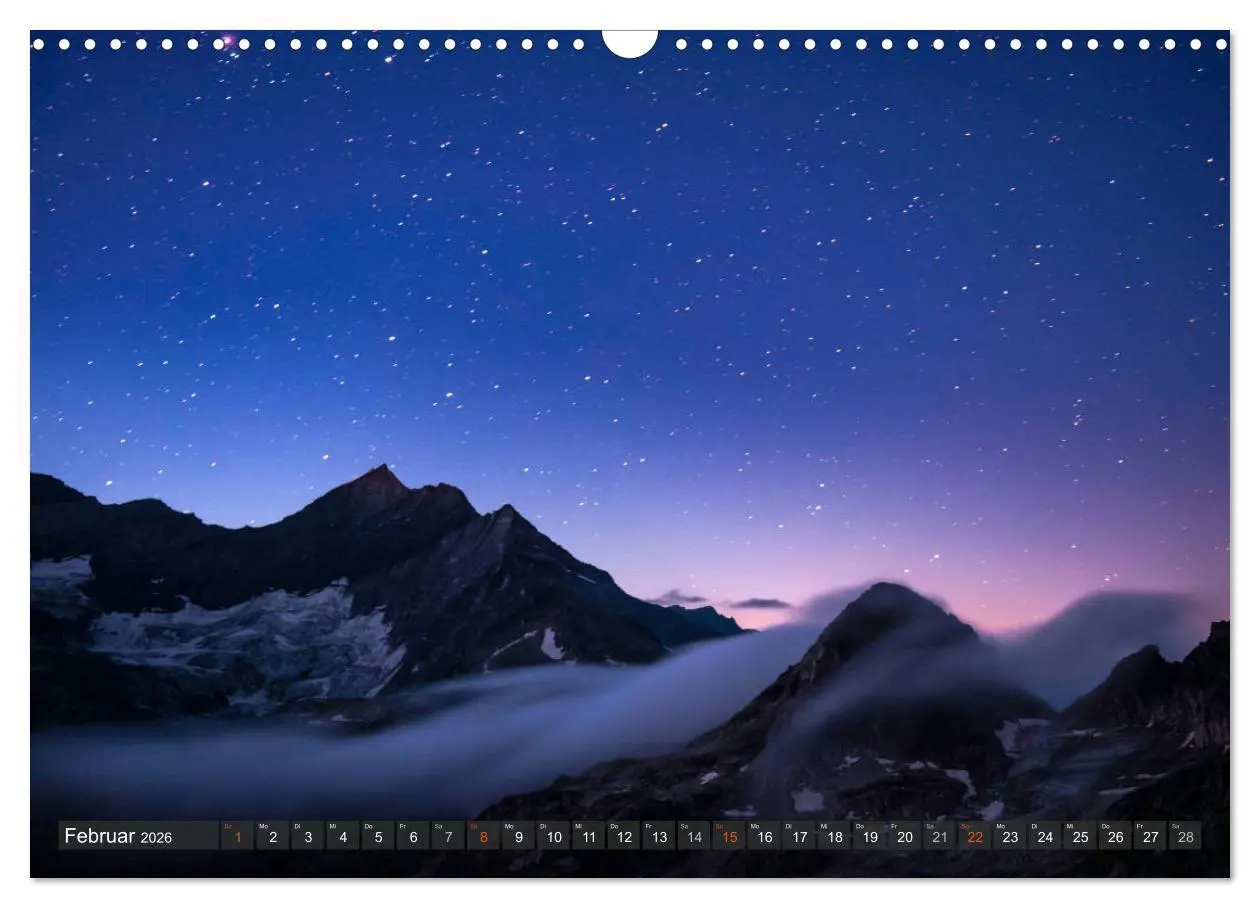 Bild: 9783457890561 | Himmelslichter - Mond und Sterne (Wandkalender 2026 DIN A3 quer),...