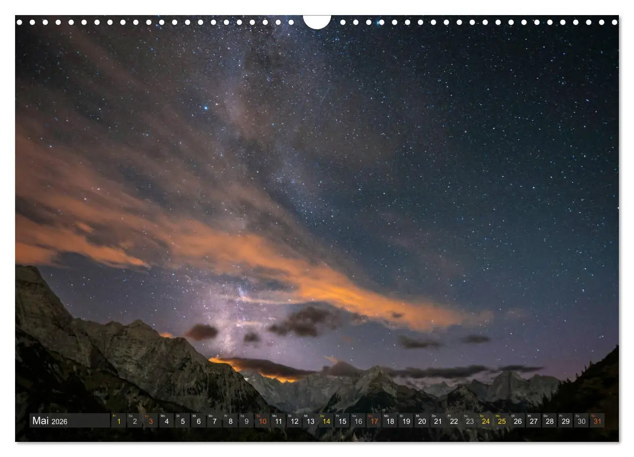 Bild: 9783457890561 | Himmelslichter - Mond und Sterne (Wandkalender 2026 DIN A3 quer),...