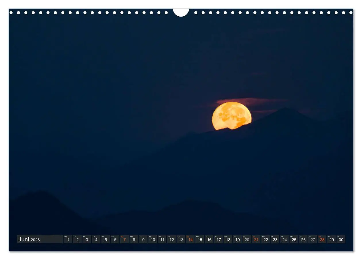 Bild: 9783457890561 | Himmelslichter - Mond und Sterne (Wandkalender 2026 DIN A3 quer),...
