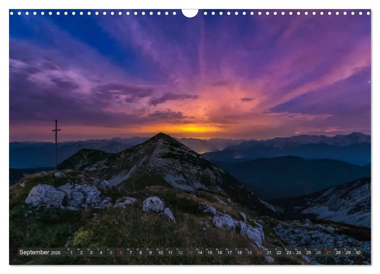 Bild: 9783457890561 | Himmelslichter - Mond und Sterne (Wandkalender 2026 DIN A3 quer),...