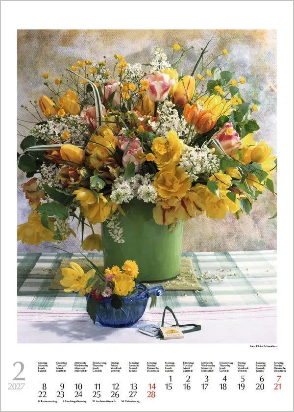 Bild: 9783819300561 | Blumensträuße 2027 | Verlag Korsch | Kalender | Spiralbindung | 13 S.