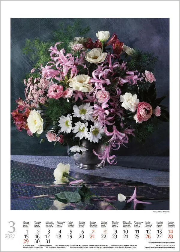 Bild: 9783819300561 | Blumensträuße 2027 | Verlag Korsch | Kalender | Spiralbindung | 13 S.