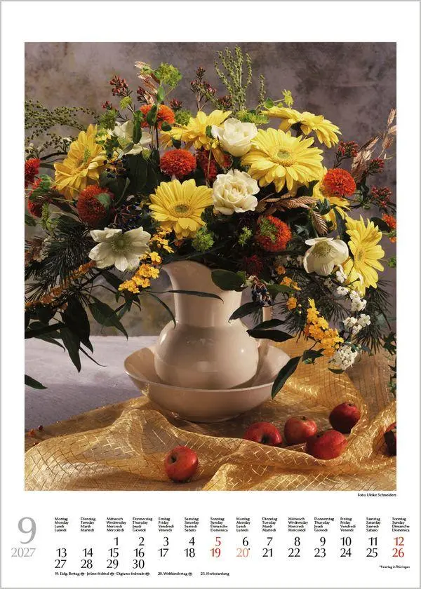 Bild: 9783819300561 | Blumensträuße 2027 | Verlag Korsch | Kalender | Spiralbindung | 13 S.