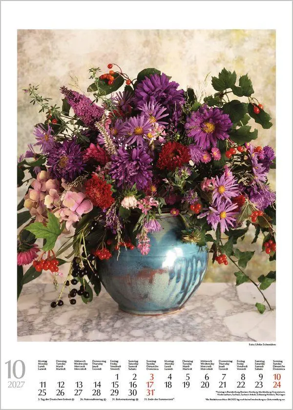 Bild: 9783819300561 | Blumensträuße 2027 | Verlag Korsch | Kalender | Spiralbindung | 13 S.