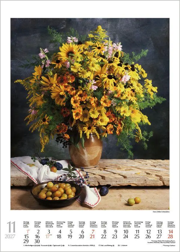 Bild: 9783819300561 | Blumensträuße 2027 | Verlag Korsch | Kalender | Spiralbindung | 13 S.