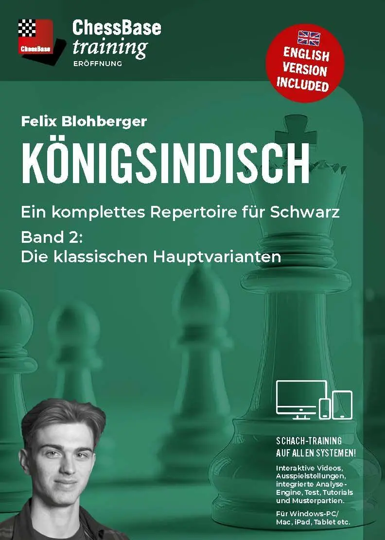 Cover: 9783988840561 | Königsindisch - Ein komplettes Repertoire für Schwarz Teil 2. Code...