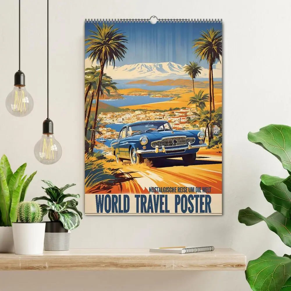 Bild: 9783383770661 | World Travel Poster - nostalgische Reise um die Welt (Wandkalender...