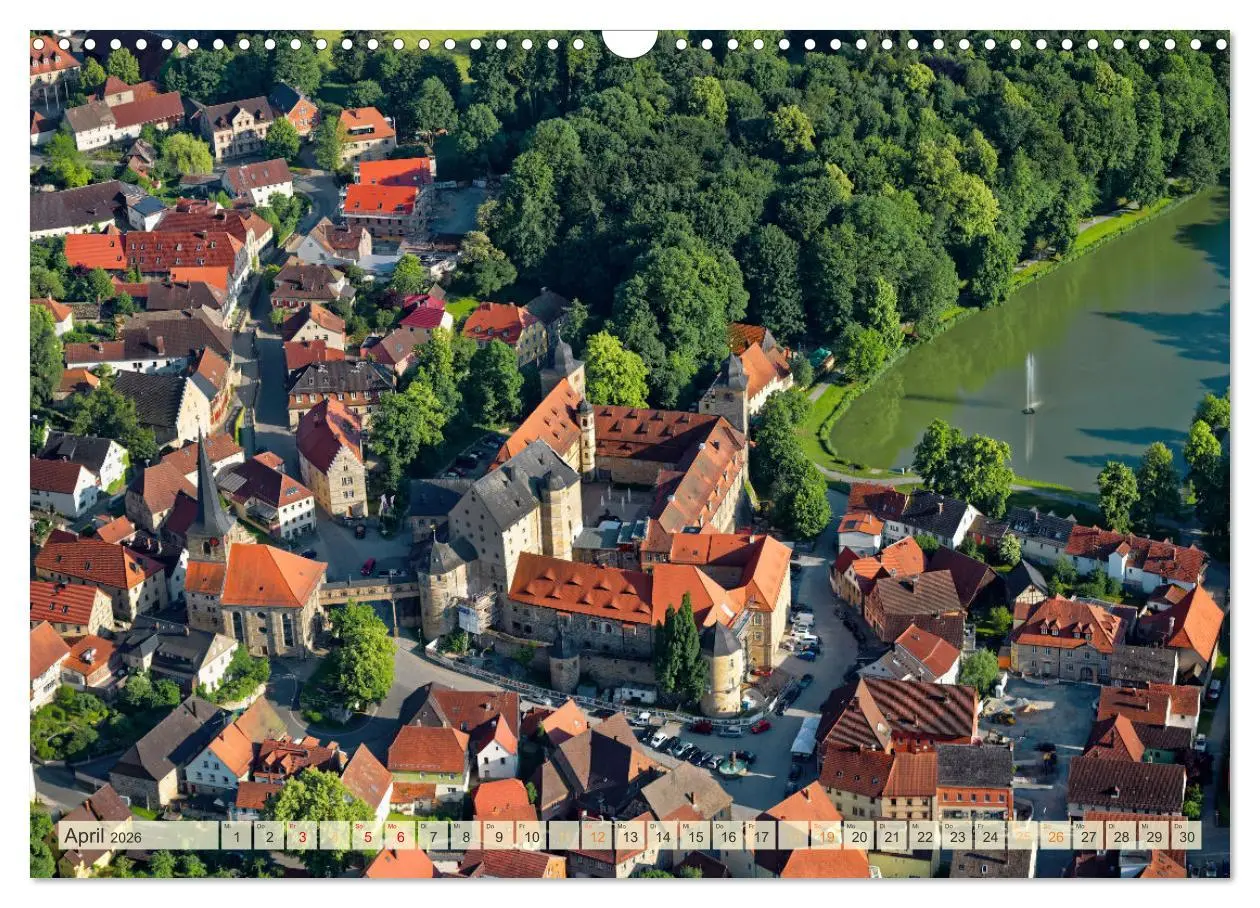 Bild: 9783457330661 | Oberfranken aus der Vogelperspektive (Wandkalender 2026 DIN A3...