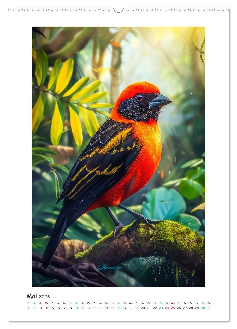Bild: 9783516280661 | Exotische Schönheiten - prächtig bunte Vögel (hochwertiger Premium...