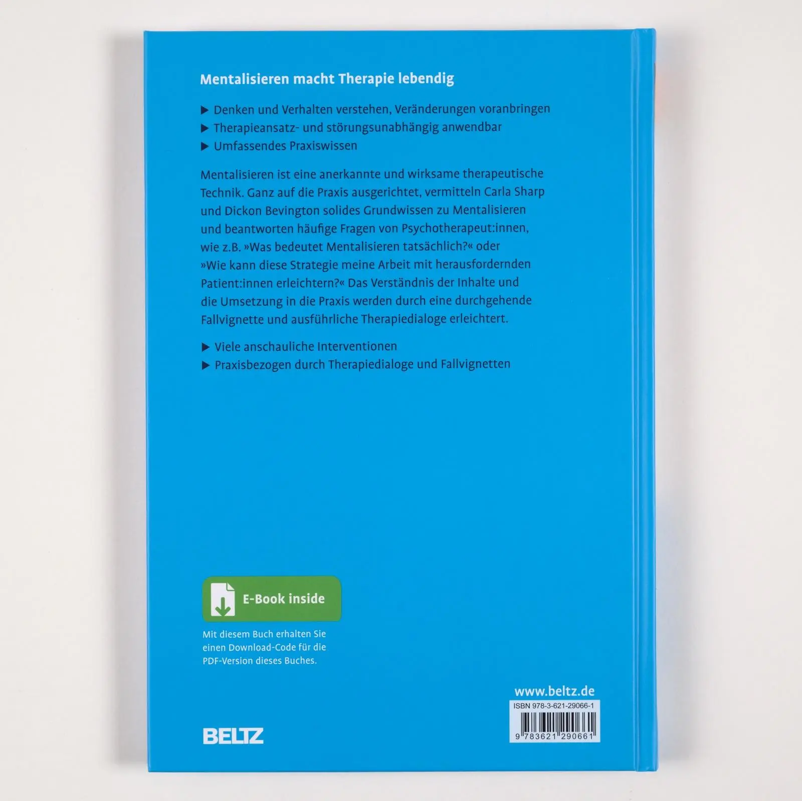 Rückseite: 9783621290661 | Mentalisieren in der Psychotherapie | Carla Sharp (u. a.) | Bundle