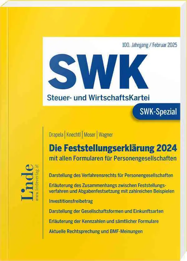 Cover: 9783707350661 | SWK-Spezial Die Feststellungserklärung 2024 | Drapela (u. a.) | Buch