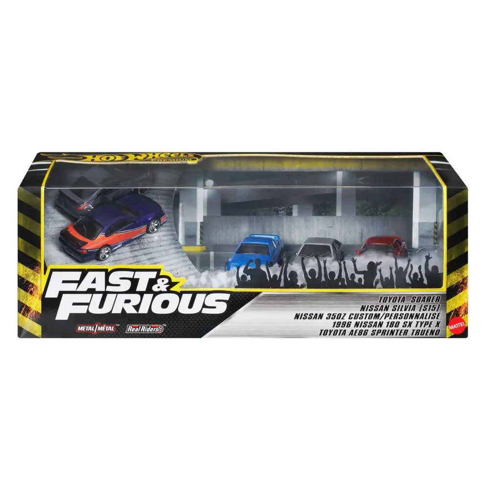 Cover: 194735300761 | Hot Wheels Premium Fast &amp; Furious Bundle | Fensterkarton | JFL99