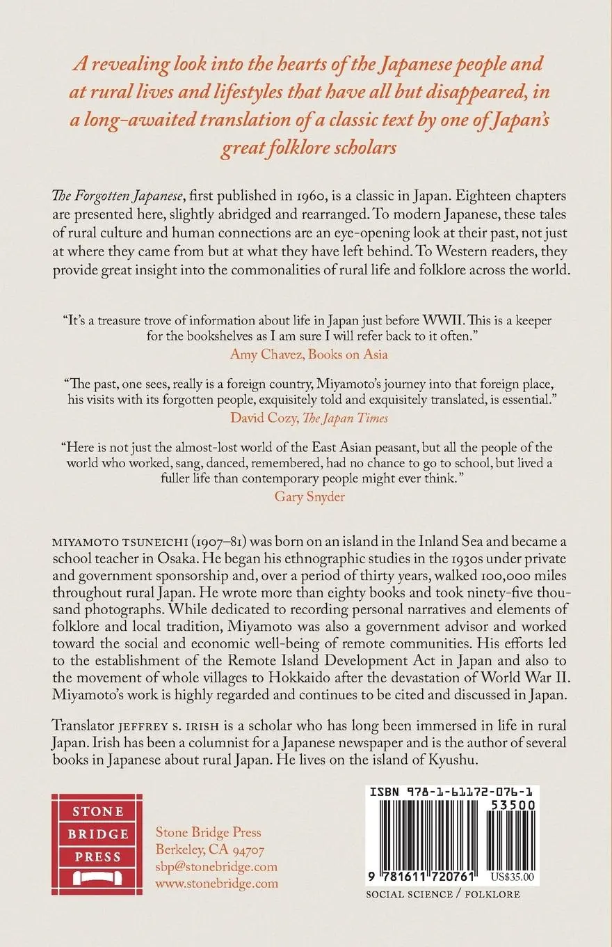 Rückseite: 9781611720761 | The Forgotten Japanese | Encounters with Rural Life and Folklore