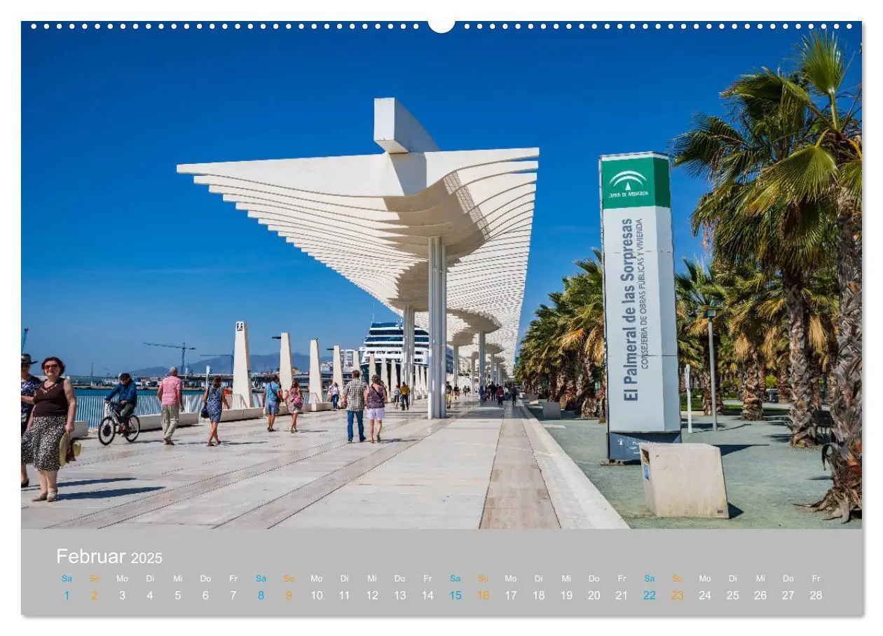 Bild: 9783435230761 | Malaga - andalusische Mittelmeerküste (Wandkalender 2025 DIN A2...
