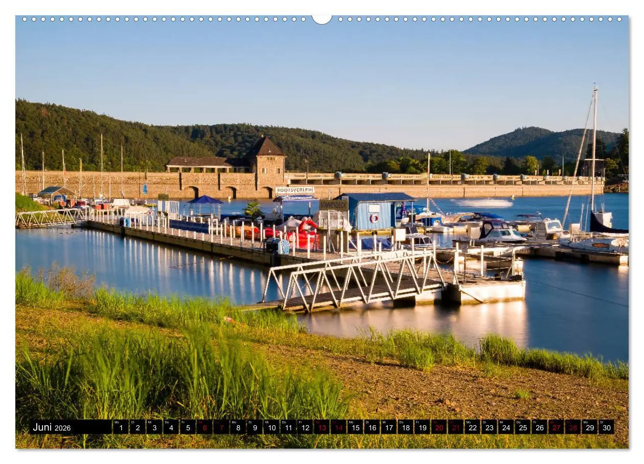 Bild: 9783457870761 | Rund um den Edersee (Wandkalender 2026 DIN A2 quer), CALVENDO...