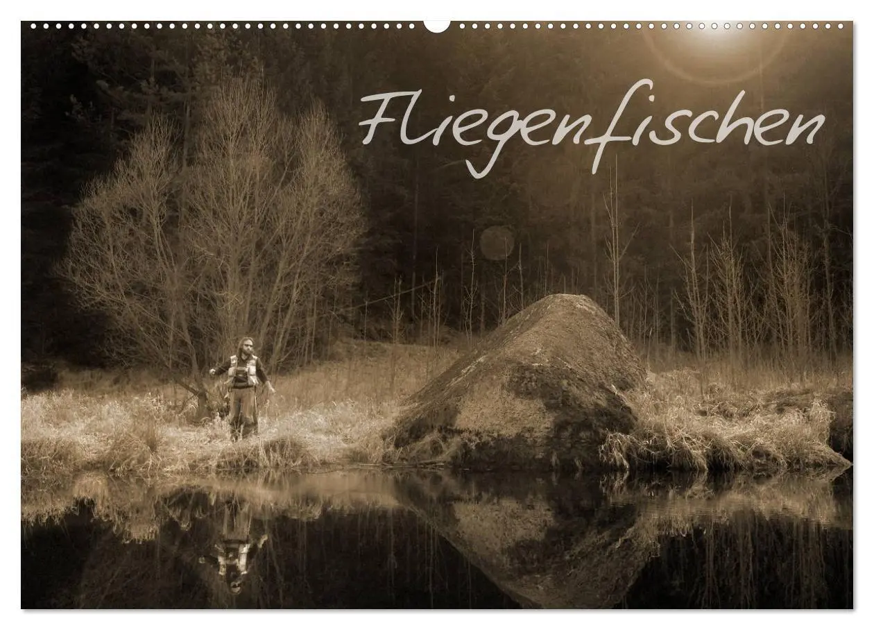 Cover: 9783516100761 | Fliegenfischen (Wandkalender 2026 DIN A2 quer), CALVENDO...