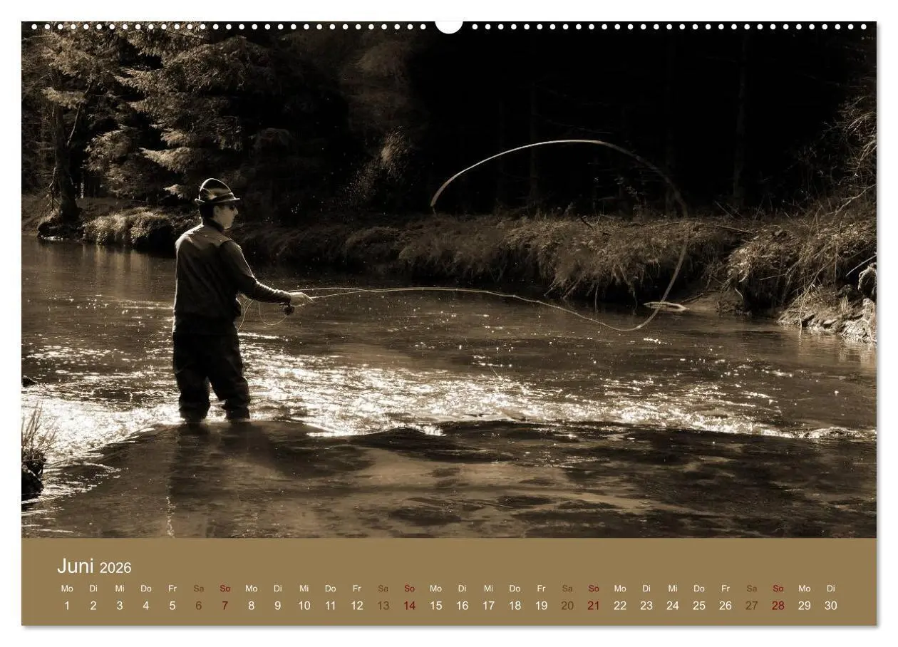 Bild: 9783516100761 | Fliegenfischen (Wandkalender 2026 DIN A2 quer), CALVENDO...