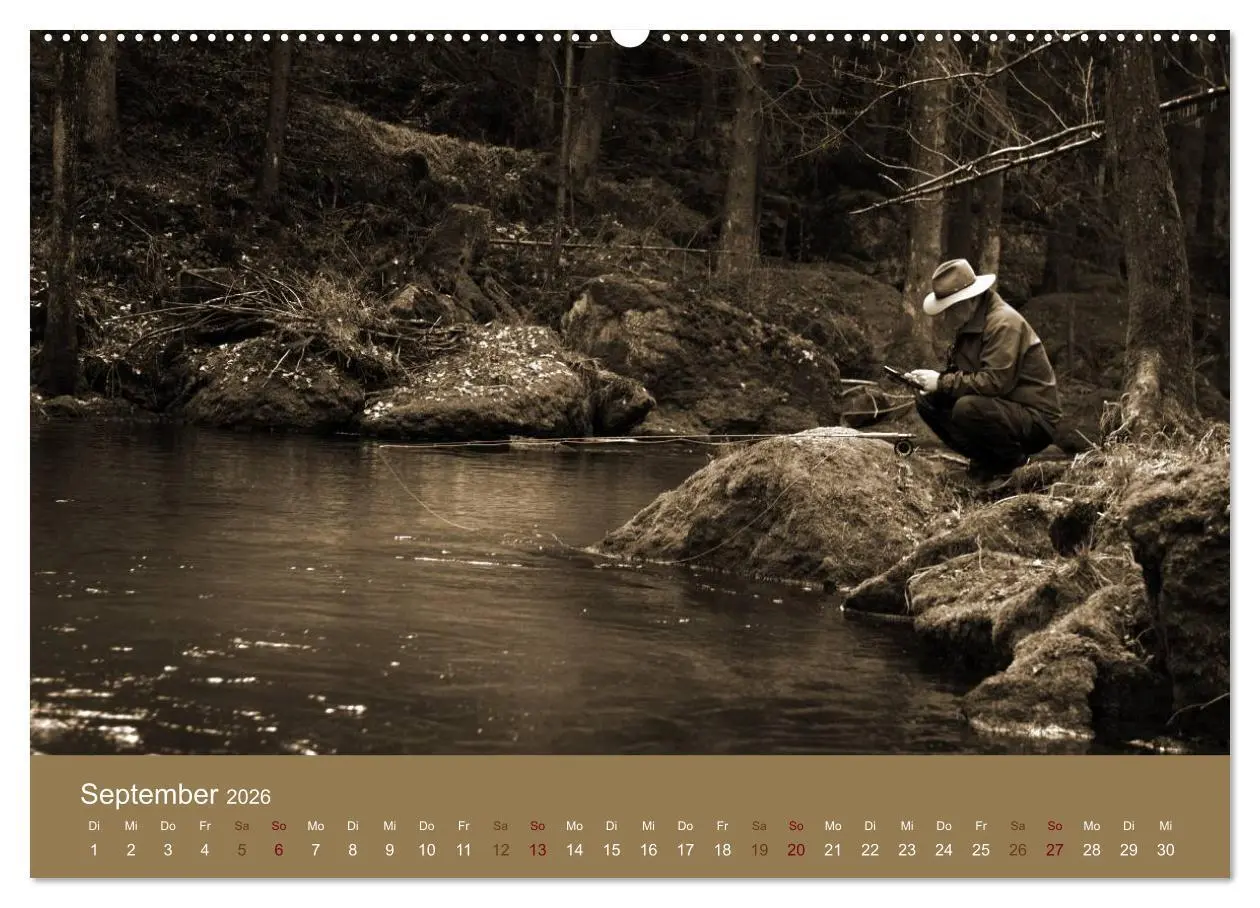 Bild: 9783516100761 | Fliegenfischen (Wandkalender 2026 DIN A2 quer), CALVENDO...