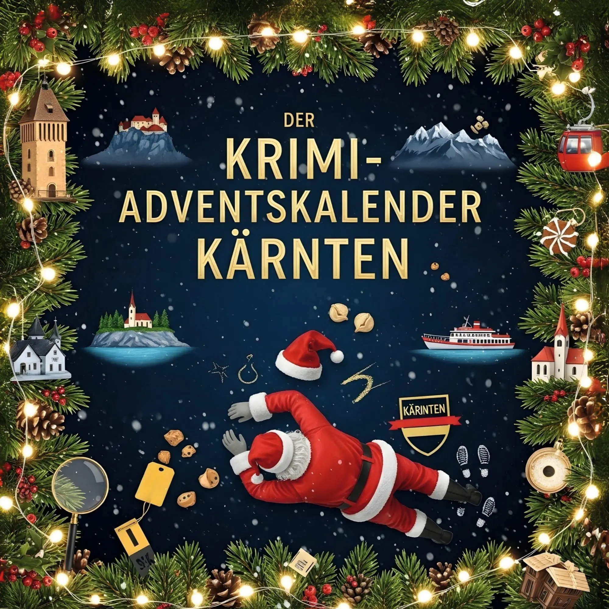Cover: 9783695300761 | Der Krimi-Adventskalender Kärnten | Mordsverdächtig in 24 Akten | Buch