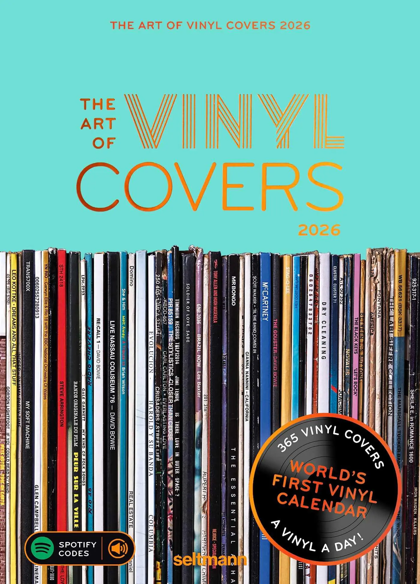 Cover: 9783949070761 | The Art of Vinyl Covers 2026 | Oliver Seltmann | Kalender | 370 S.