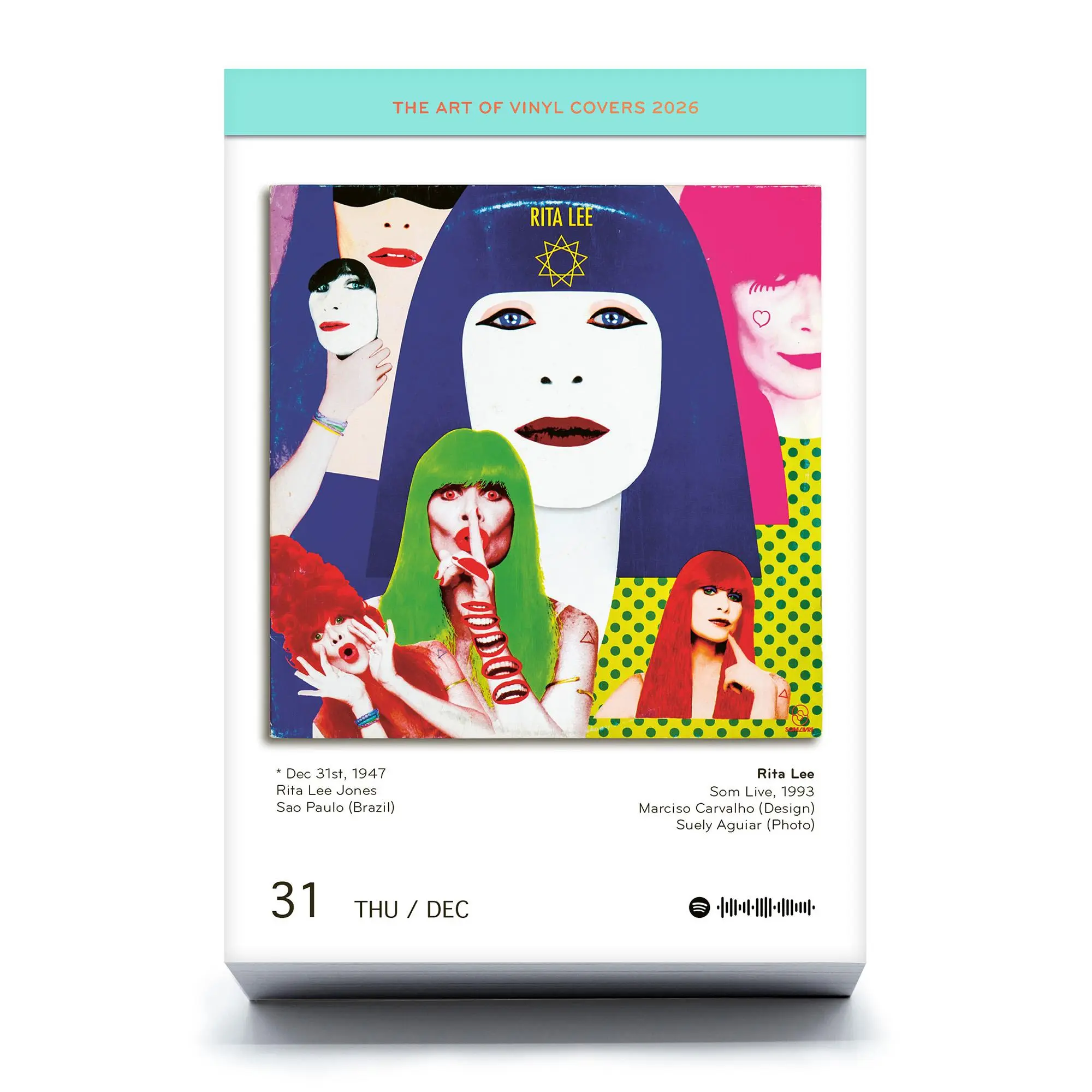 Bild: 9783949070761 | The Art of Vinyl Covers 2026 | Oliver Seltmann | Kalender | 370 S.