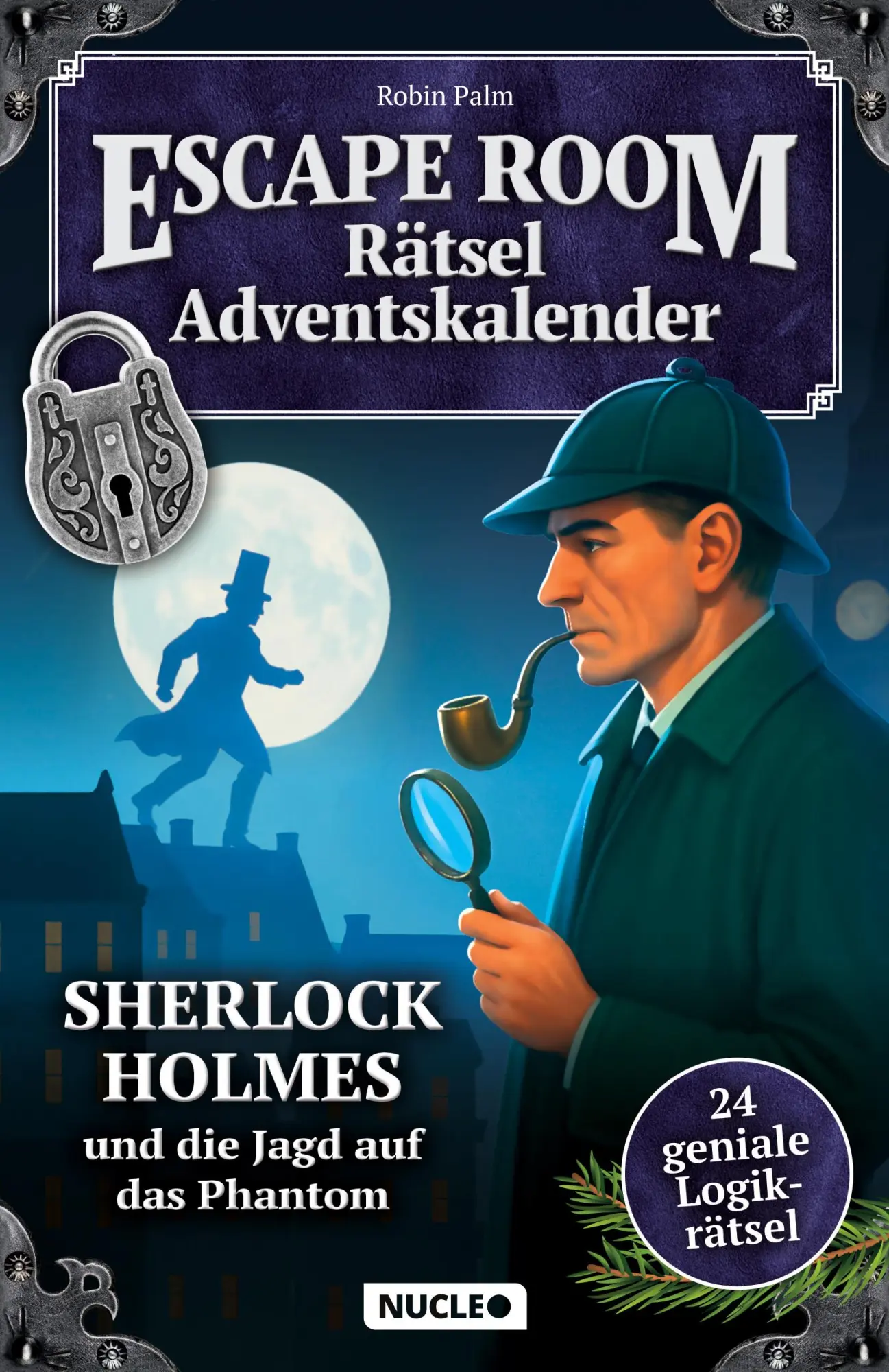 Cover: 9783985610761 | Der Escape Room Rätsel-Adventskalender: Sherlock Holmes &amp; die Jagd...