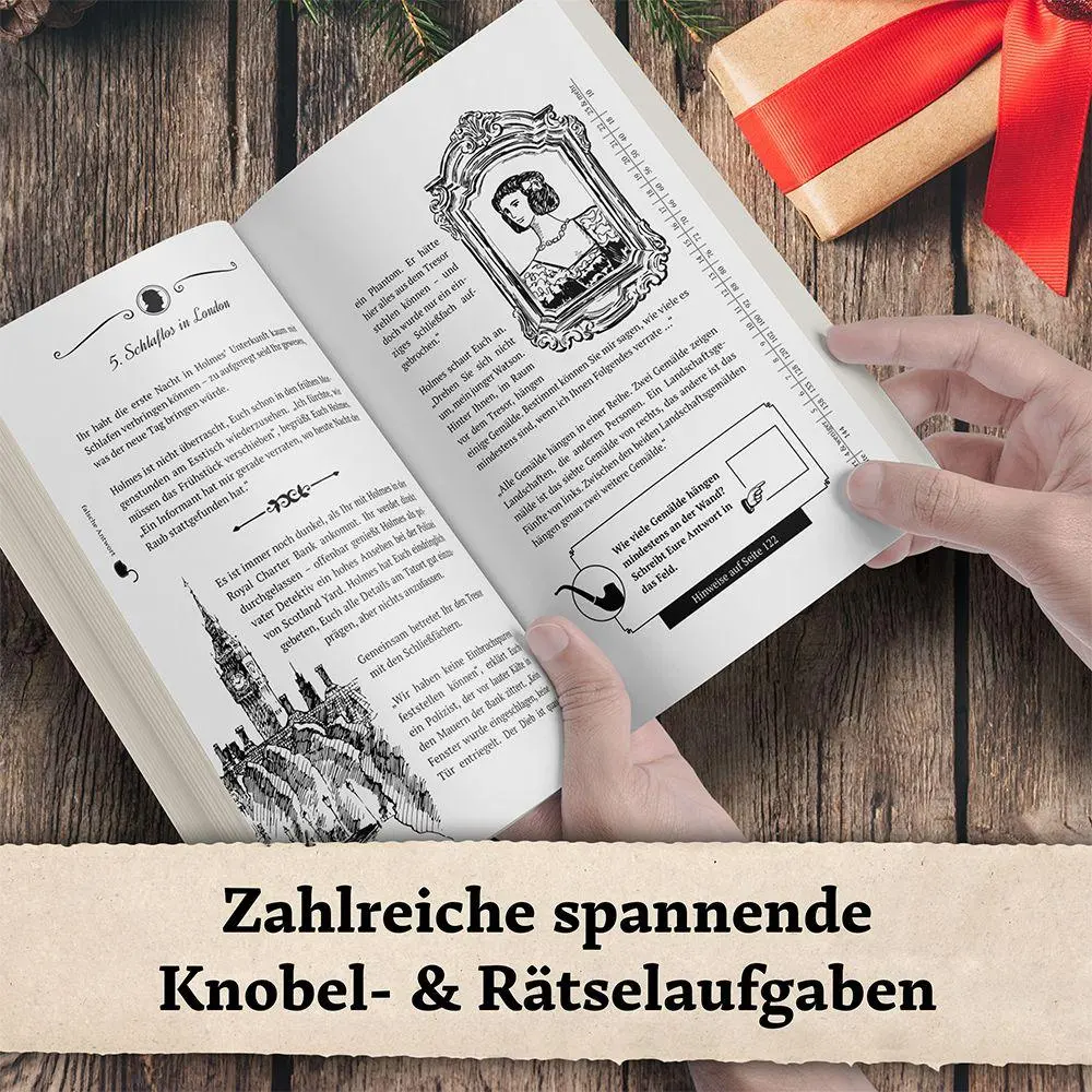 Bild: 9783985610761 | Der Escape Room Rätsel-Adventskalender: Sherlock Holmes &amp; die Jagd...