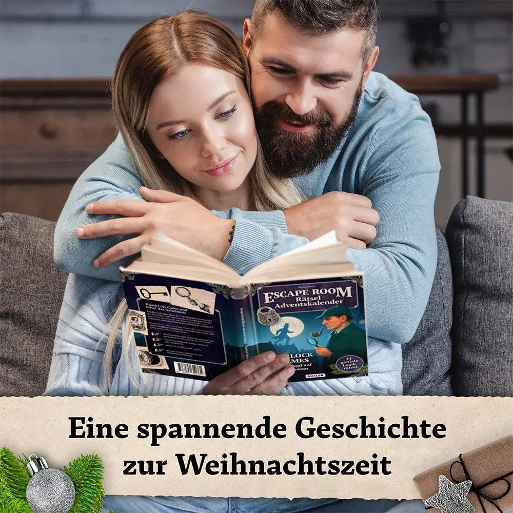 Bild: 9783985610761 | Der Escape Room Rätsel-Adventskalender: Sherlock Holmes &amp; die Jagd...